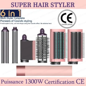 SenCiciMen X9 Multi Hair Styler Curling Iron Hair Hot Air Brush Curling Barrel Hair Dryer Salon Professional Curly Hair Styler