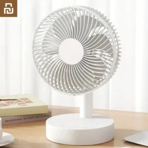 Youpin Fan Small White Desktop Timer Mute With Four-speed Adjustable Portable Fan Recharging Models Detachable Desk fan