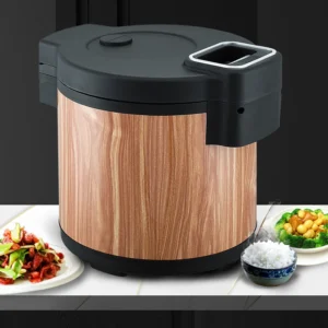 15L Electric Rice Cooker Heating Insulated Food Container Non-stick Inner Soup Warmer Kitchen Appliances For Sushi Restaurant