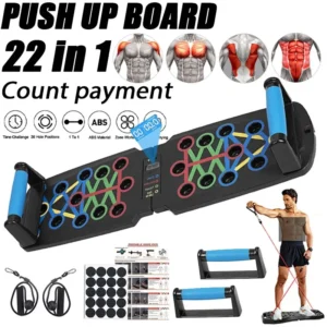 Automatic Count Push Up Board Strength Train Equipment Foldable for Chest Abdomen Arms and Back Train Home Gym Equipment Fitness
