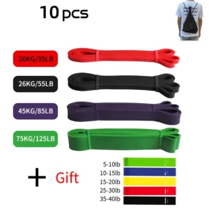 Pilates resistance band for exercise, latex workout band
