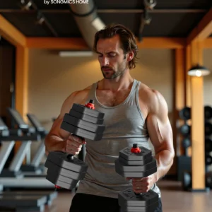 SONGMICS dumbbell set dumbbells Hexagon Short dumbbell set Workout Fitness Training Weightlifting