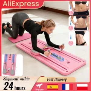 Multifunctional Fitness Board Abdominal Board Foldable Push Up Plate Ab Pilates Board Reformer Fitness Core Workout Equipment