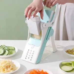 Donirt 5 in 1 Vegetable Cutter Mandoline Slicer Manual Food Chopper Fruit Potato Cucumber Carrot Meat Slicer Shredder Safe Slice