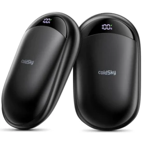 coldSky 2-in-1 Hand Warmers Rechargeable 2 Pack Magnetic Electric Hand Warmer with Digital Display, Portable Pocket Hand Warmer