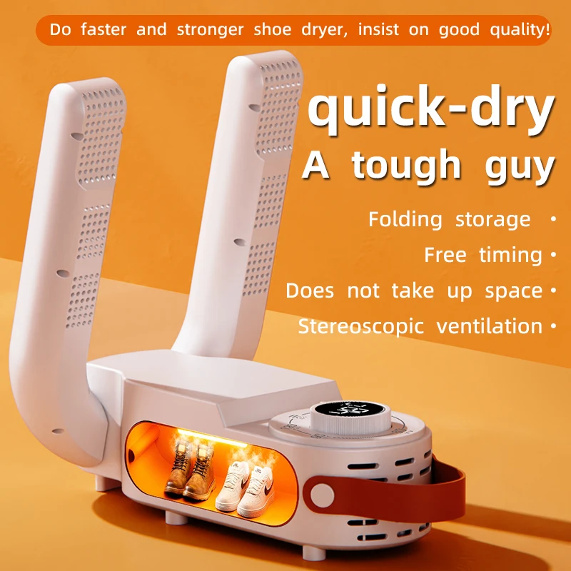 HOMEFISH Intelligent Shoe Dryer Quick Drying Deodorizing Sterilizing Adjustable Timer Household Shoe Warmer And Heater - Image 6