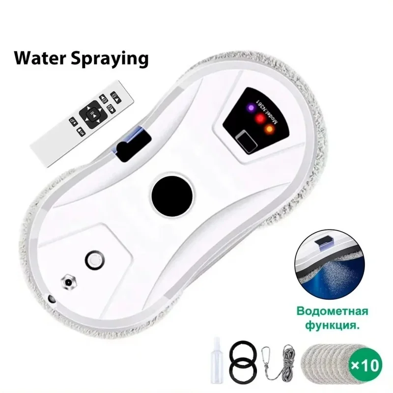 5600PA Ultra-Thin Smart Window Cleaning Robot Fully Automatic Window Cleaning Robot, High Suction Power Anti-Fall Smart Glass Cleaner, Long Endurance, Safety Design for Home, Office & Commercial Windows, High-Altitude Cleaning Machine - Image 8